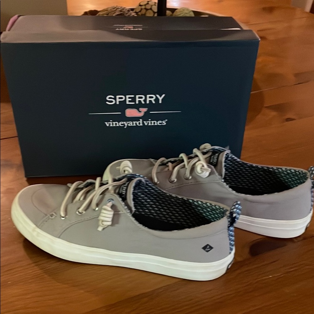 Sperry x Vineyard Vines Gray Sneakers